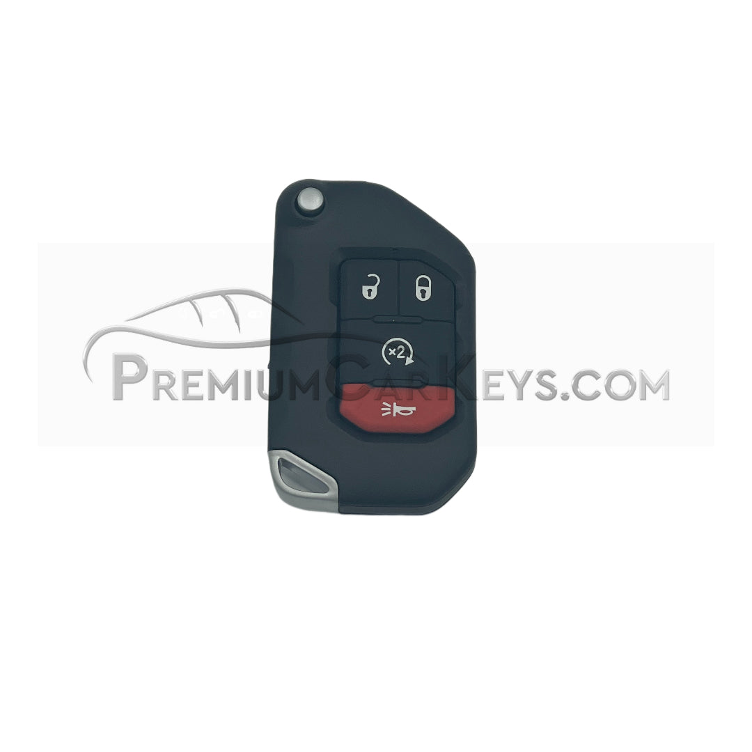 OEM JEEP WRANGLER 2018-2020 HITAG 128 bits AES ID4A PCF7939MA 3+1 BUTTONS 433 MHZ