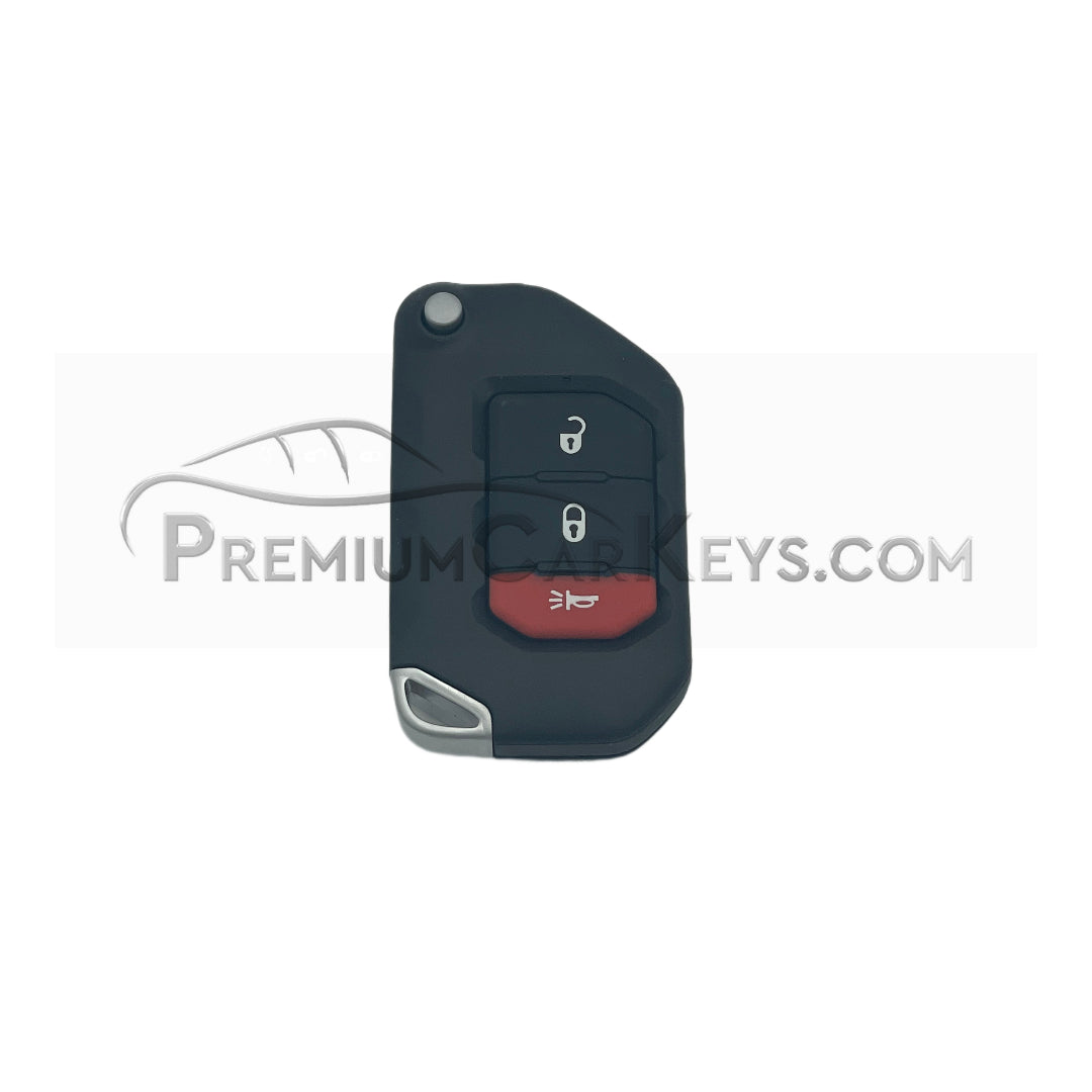 OEM JEEP WRANGLER 2018-2020 HITAG 128 bits AES ID4A PCF7939MA 2+1 BUTTONS 433 MHZ