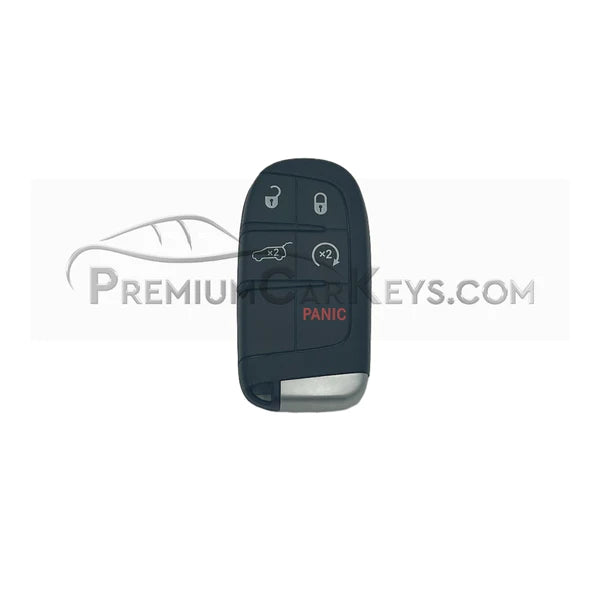 OEM JEEP HITAG 128 BITS AES ID4A PCF7953M 4+1 BUTTONS 433MHZ