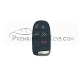 OEM DODGE DURANGO JEEP GRAND CHEROKEE (SRT LOGO)2015-2020  HITAG 128 bits AES ID4A PCF7953M 4+1 BUTTONS 433MHZ